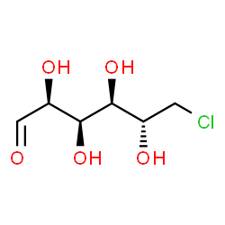 ChemSpider 2D Image | 6-Chloro-6-deoxy-L-glucose | C6H11ClO5