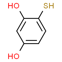 ChemSpider 2D Image | 4-Mercaptobenzene-1,3-diol | C6H6O2S