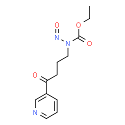 ChemSpider 2D Image | Ethyl nitroso[4-oxo-4-(3-pyridinyl)butyl]carbamate | C12H15N3O4