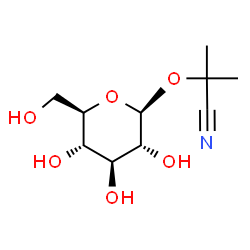 ChemSpider 2D Image | Linamarin | C10H17NO6