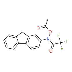 ChemSpider 2D Image | N-Acetoxy-N-(9H-fluoren-2-yl)-2,2,2-trifluoroacetamide | C17H12F3NO3