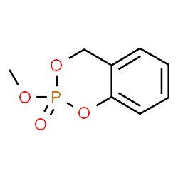 ChemSpider 2D Image | 2-Methoxy-4H-1,3,2-benzodioxaphosphinine 2-oxide | C8H9O4P
