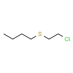 ChemSpider 2D Image | 2-chloroethyl butyl sulfide | C6H13ClS