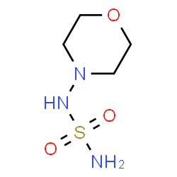 ChemSpider 2D Image | N-4-Morpholinylsulfuric diamide | C4H11N3O3S