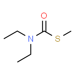 ChemSpider 2D Image | S-Methyl diethylcarbamothioate | C6H13NOS