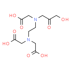 ChemSpider 2D Image | N-{2-[Bis(carboxymethyl)amino]ethyl}-N-(3-hydroxy-2-oxopropyl)glycine | C11H18N2O8