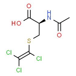 ChemSpider 2D Image | N-Acetyl-S-(trichlorovinyl)-L-cysteine | C7H8Cl3NO3S