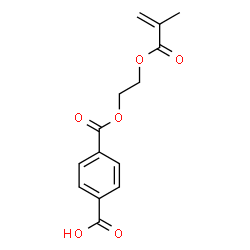 ChemSpider 2D Image | 4-{[2-(Methacryloyloxy)ethoxy]carbonyl}benzoic acid | C14H14O6