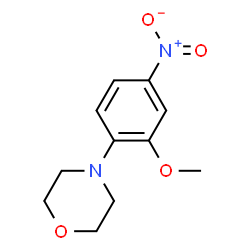 ChemSpider 2D Image | 4-(2-Methoxy-4-nitrophenyl)morpholine | C11H14N2O4