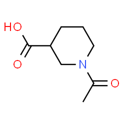ChemSpider 2D Image | 1-Acetyl-3-piperidinecarboxylic acid | C8H13NO3