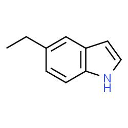 ChemSpider 2D Image | 5-Ethyl-1H-indole | C10H11N