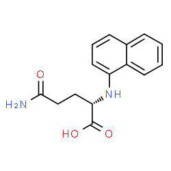 ChemSpider 2D Image | N~2~-1-Naphthyl-L-glutamine | C15H16N2O3