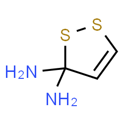 ChemSpider 2D Image | 3H-1,2-Dithiole-3,3-diamine | C3H6N2S2