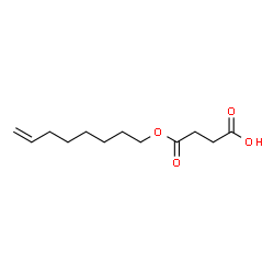 ChemSpider 2D Image | 4-(7-Octen-1-yloxy)-4-oxobutanoic acid | C12H20O4