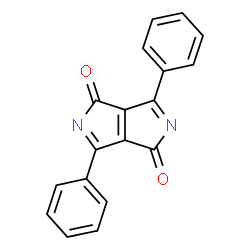 ChemSpider 2D Image | 3,6-Diphenylpyrrolo[3,4-c]pyrrole-1,4-dione | C18H10N2O2