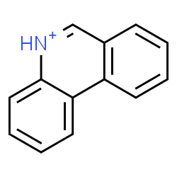 ChemSpider 2D Image | Phenanthridinium | C13H10N