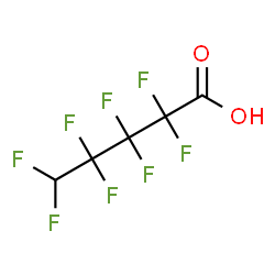 ChemSpider 2D Image | octafluoropentanoic acid | C5H2F8O2