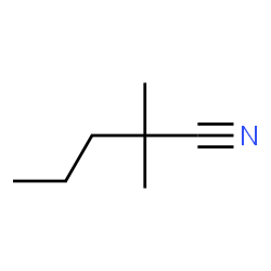 ChemSpider 2D Image | 2,2-Dimethylpentanenitrile | C7H13N