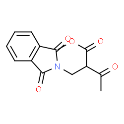 ChemSpider 2D Image | Methyl 2-(N- phthalimidomethyl)-3-oxobutyrate | C14H13NO5