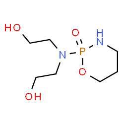 ChemSpider 2D Image | 2,2'-[(2-Oxido-1,3,2-oxazaphosphinan-2-yl)imino]diethanol | C7H17N2O4P