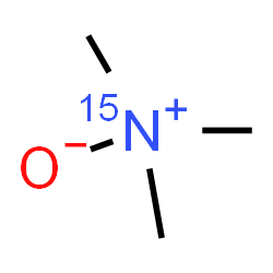 ChemSpider 2D Image | Trimethyl(~15~N)amine oxide | C3H915NO