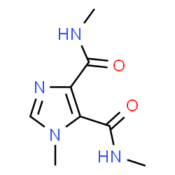 ChemSpider 2D Image | N,N',1-Trimethyl-1H-imidazole-4,5-dicarboxamide | C8H12N4O2