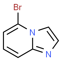 ChemSpider 2D Image | 5-Bromoimidazo[1,2-a]pyridine | C7H5BrN2