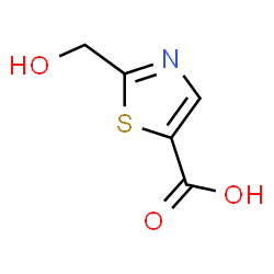 ChemSpider 2D Image | 2-(Hydroxymethyl)-1,3-thiazole-5-carboxylic acid | C5H5NO3S
