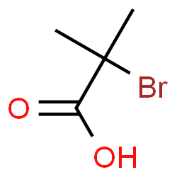 ChemSpider 2D Image | Bromoisobutyric acid | C4H7BrO2