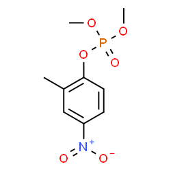 ChemSpider 2D Image | Dimethyl 2-methyl-4-nitrophenyl phosphate | C9H12NO6P