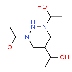 ChemSpider 2D Image | 1,3,5-TRIHYDROXYETHYLHEXAHYDROTRIAZINE | C9H21N3O3
