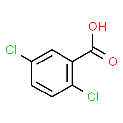 ChemSpider 2D Image | 2,5-Dichlorobenzoic acid | C7H4Cl2O2