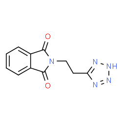 ChemSpider 2D Image | 2-[2-(2H-Tetrazol-5-yl)ethyl]-1H-isoindole-1,3(2H)-dione | C11H9N5O2