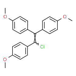 ChemSpider 2D Image | chlorotrianisene | C23H21ClO3