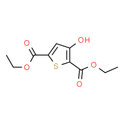 ChemSpider 2D Image | Diethyl 3-hydroxy-2,5-thiophenedicarboxylate | C10H12O5S