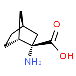 ChemSpider 2D Image | (1R,2S,4S)-2-Aminobicyclo[2.2.1]heptane-2-carboxylic acid | C8H13NO2