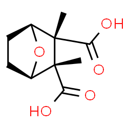 ChemSpider 2D Image | (1R,2S,3R,4S)-2,3-Dimethyl-7-oxabicyclo[2.2.1]heptane-2,3-dicarboxylic acid | C10H14O5