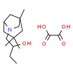 ChemSpider 2D Image | 1-(1,3,3-Trimethyl-6-azabicyclo[3.2.1]oct-6-yl)-2-butanol ethanedioate (1:1) | C16H29NO5