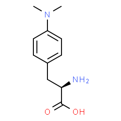 ChemSpider 2D Image | 4-(Dimethylamino)-D-phenylalanine | C11H16N2O2