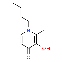 ChemSpider 2D Image | 1-Butyl-2-methyl-3-hydroxypyrid-4-one | C10H15NO2