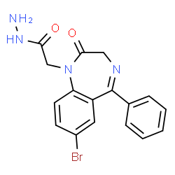 ChemSpider 2D Image | Gidazepam | C17H15BrN4O2