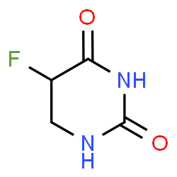 ChemSpider 2D Image | 5,6-Dihydro-5-fluorouracil | C4H5FN2O2