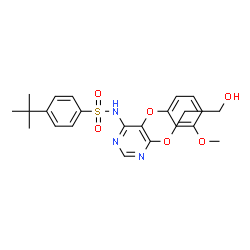 ChemSpider 2D Image | RO462005 | C23H27N3O6S