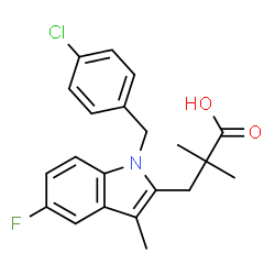 ChemSpider 2D Image | L-655,240 | C21H21ClFNO2