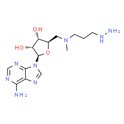 ChemSpider 2D Image | 5'-Deoxy-5'-[(3-hydrazinopropyl)methylamino]adenosine | C14H24N8O3