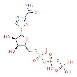 ChemSpider 2D Image | Ribavirin triphosphate | C8H15N4O14P3