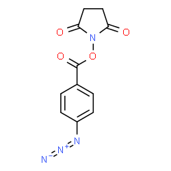 ChemSpider 2D Image | 4-Azidobenzoyloxysuccinimide | C11H8N4O4