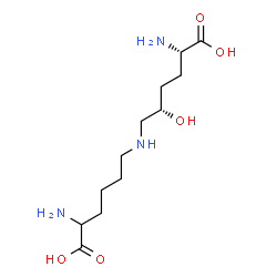 ChemSpider 2D Image | Hydroxylysinonorleucine | C12H25N3O5