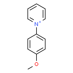 ChemSpider 2D Image | 1-(4-Methoxyphenyl)pyridinium | C12H12NO