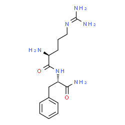 ChemSpider 2D Image | H-Arg-Phe-NH2 | C15H24N6O2